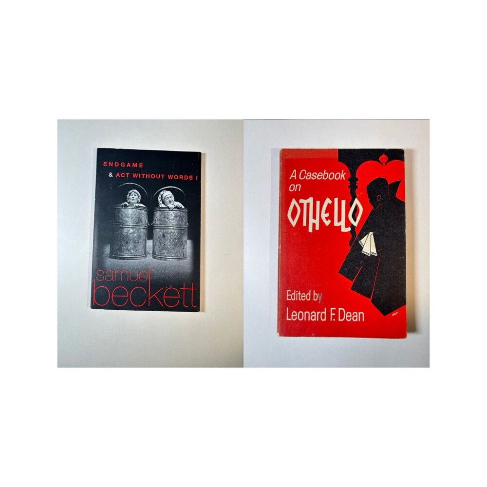 Lot of 2 Works Of Theater Literature: Beckett & Othello GOOD